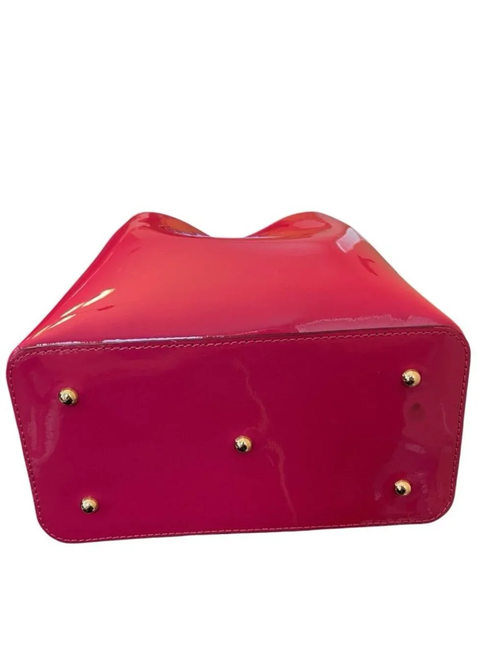 Dooney & Bourke Hot Pink Patent Leather Satchel Crossbody Bag Mini Barlow NWT